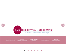 Tablet Screenshot of kulikowska.pl